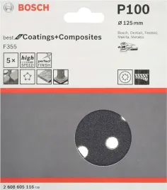 papier-scierny-na-rzep-f355-125mm-ziarno-p100-5szt-2608605116-bosch
