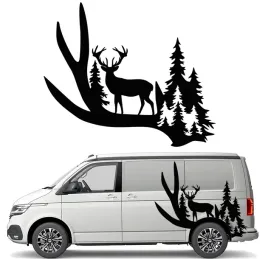 naklejka-grafika-na-kamper-przyczepe-jelen-deer-krajobraz-las-43x51