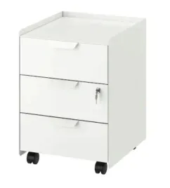 ikea-trotten-komoda-na-kolkach-3-szuflady-bialy
