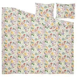 ikea-strandlummer-posciel-200x200-cm-i-2-poszewki-50x60-cm-kwiatowy-wzor