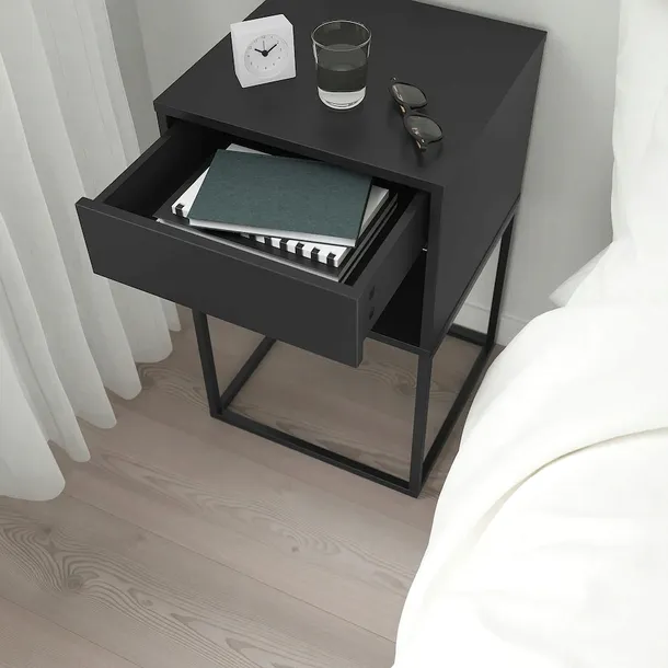 ikea-stolik-nocny-vikhammer-czarny-kolor-mebla-czarny