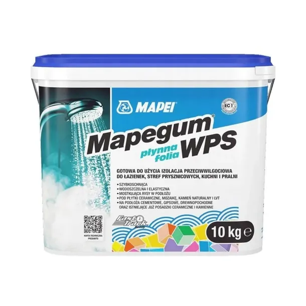 Folia w płynie hydroizolacja 10 kg MAPEI MAPEGUM WPS