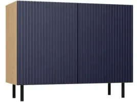 komoda-2d-ryflowana-100-cm-grafit-kamika-slim-ts-3-kolory