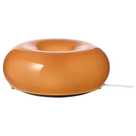 lampa-stolowa-lampka-nocna-scienna-ikea-varmblixt-30-cm-pomaranczowa