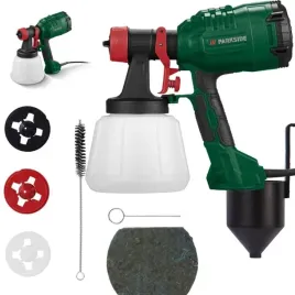 parkside-hvlp-pfs-450-b1-pistolet-natryskowy-agregat-malarski-450-w-1200ml