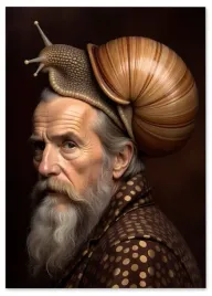 obraz-na-plotnie-portret-slimak-50x70-cm