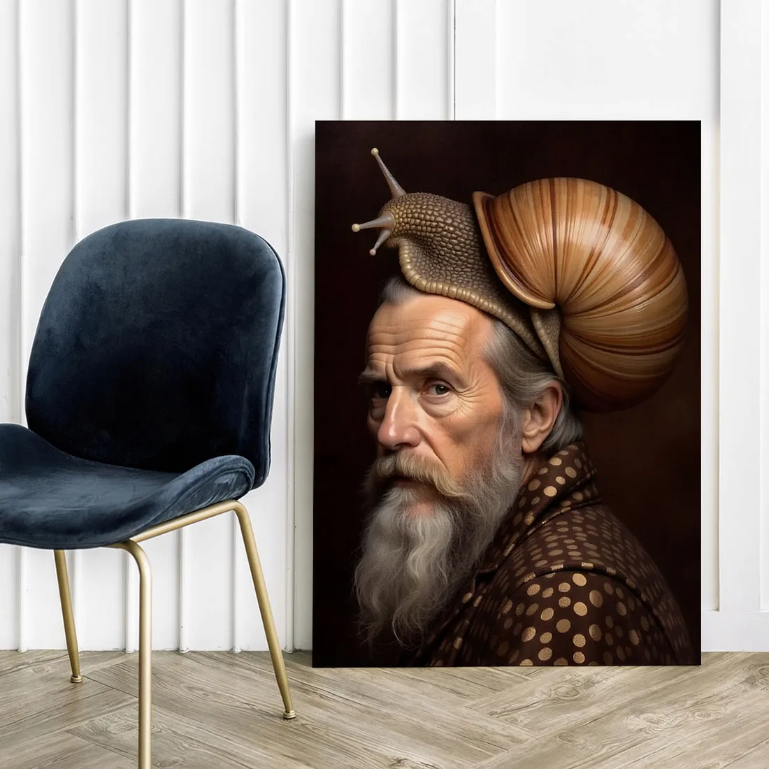 obraz-na-plotnie-portret-slimak-50x70-cm