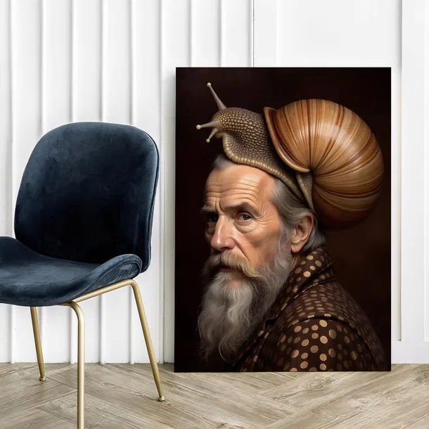 obraz-na-plotnie-portret-slimak-80x120-cm-sposob-wykonania-druk-cyfrowy