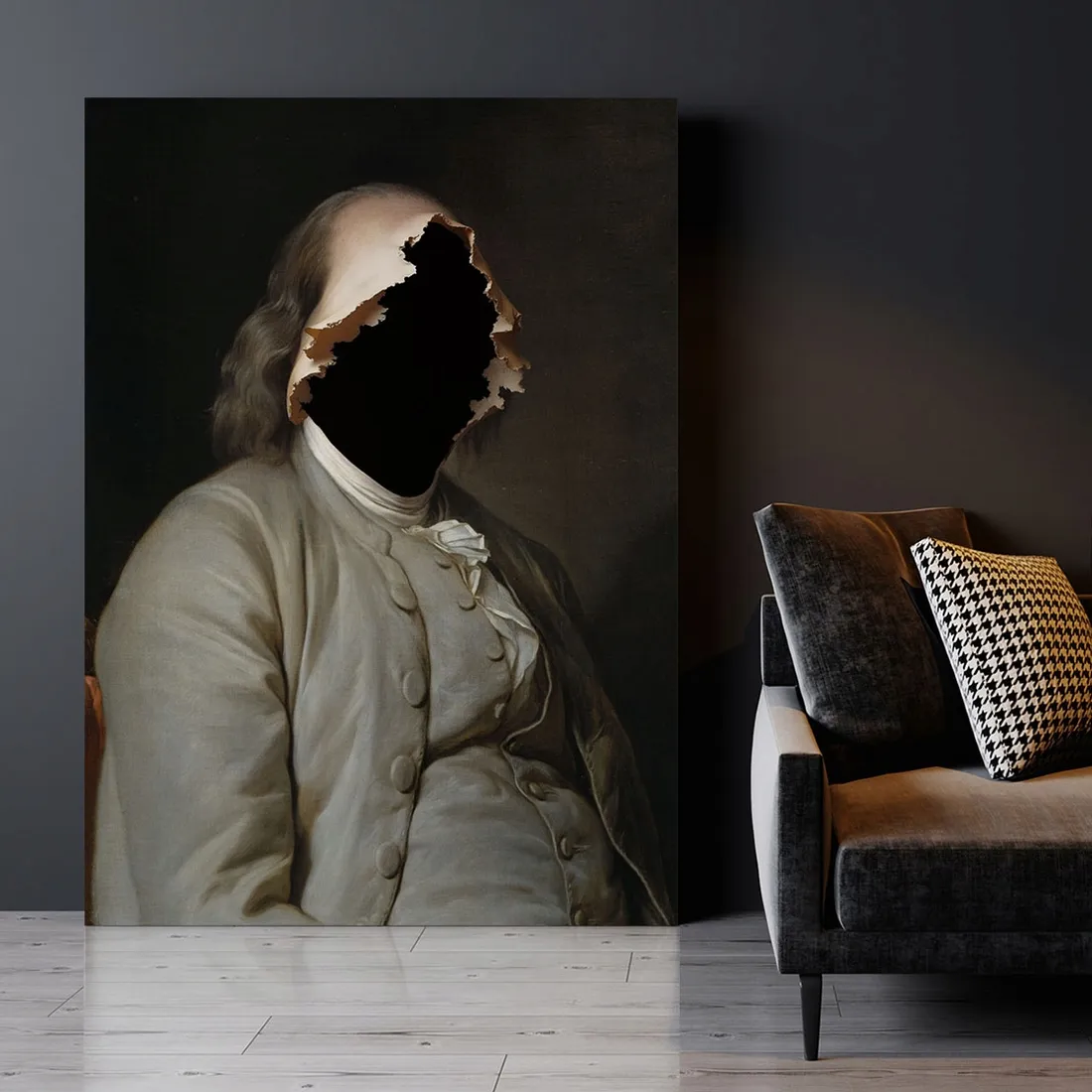 obraz-na-plotnie-portret-rozerwany-70x100-cm-stan-nowy