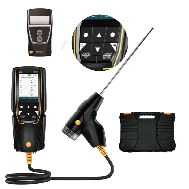 Analizator spalin Testo 310 II zestaw z drukarką