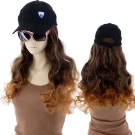 damska-czapka-z-daszkiem-peruka-wlosy-dlugosc-40cm-brazowe-rozjasniane