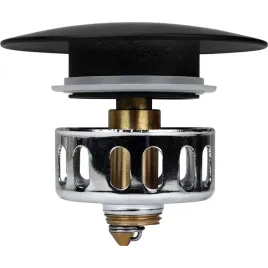 korek-grzybek-czarny-z-mechanizmem-klik-klak-do-brodzika-wanny-instadrain