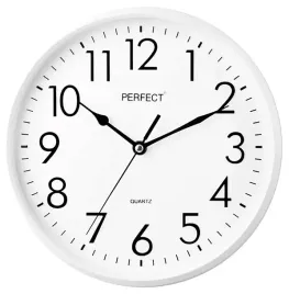 zegar-scienny-perfect-bialy-26cm-1x-bateria-maxell-aa