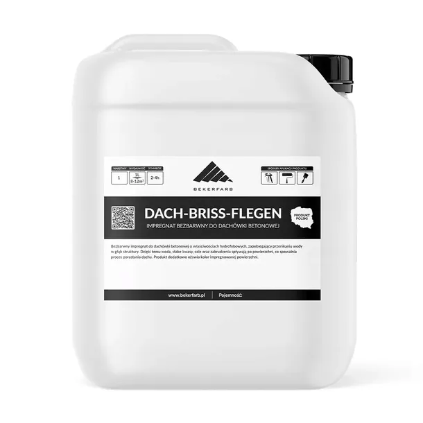 Bezbarwny Impregnat do Dachu | Dachówka Betonowa 10L