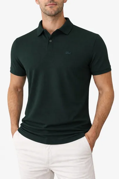 Lacoste Koszulka Polo Męska PH5522 – Butelkowa Zieleń – r. M