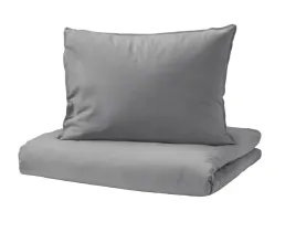 komplet-poscieli-150x200-angslilja-ikea-szara