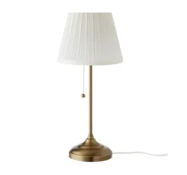 lampa-stolowa-ikea-arstid-bialy-mosiadz-75-w