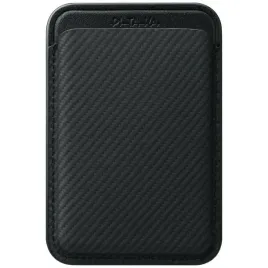portfel-magnetyczny-pitaka-woven-wallet-magsafe-czarno-szary