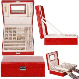 szkatulka-na-bizuterie-ekoskora-26x26x85-cm-czerwony-organizer-z-przegrodk
