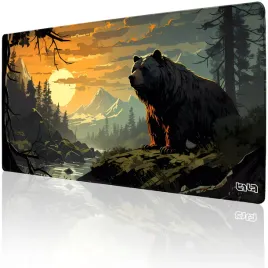 podkladka-pod-klawiature-niedzwiedzi-las-100x50-tilt-gamingowa-na-biurko