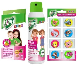 expel-kids-zestaw-na-komary-dla-dzieci-6m-spray-plasterki-naklejki