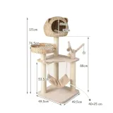 drapak-dla-kota-legowisko-121-cm-stan-nowy