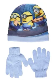 zestaw-czapka-rekawiczki-universal-minionki-niebieski