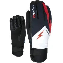 rekawice-level-thunder-gore-tex-czarno-czerwone