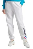 spodnie-damskie-superdry-code-applique-dresowe-biale-stan-nowy
