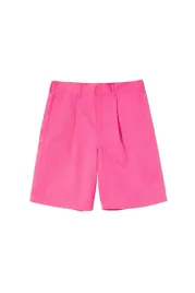 spodenki-damskie-stussy-lee-baggy-eleganckie-bermudy-rozowe