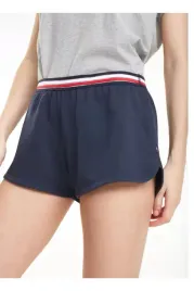 spodenki-damskie-tommy-jeans-timeless-sportowe-granatowe
