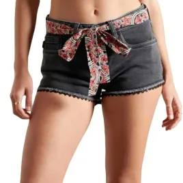 spodenki-damskie-superdry-lace-hot-szorty-jeansowe-szare