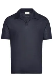 koszulka-meska-gant-linen-ss-polo-polowka-lniana-granatowa