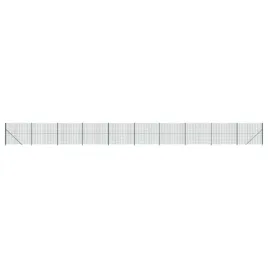 ogrodzenie-z-siatki-ze-stopami-slupkow-zielone-14x25-m