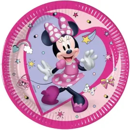 talerzyki-papierowe-myszka-minnie-rozowy-procos-20-cm-8-szt