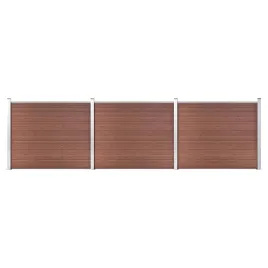 zestaw-ogrodzeniowy-z-wpc-526-x-146-cm-brazowy