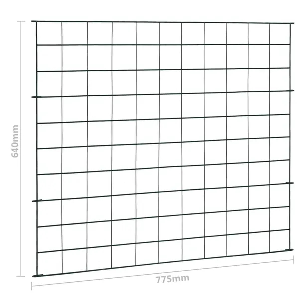 plotek-ogrodowy-775-x-64-cm-zielony-stan-nowy