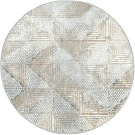 dywan-bezowy-okragly-nowoczesny-pokojowy-geometryczny-miekki-120x120cm