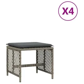 stolki-ogrodowe-z-poduszkami-4-szt-szare-41x41x36-cm