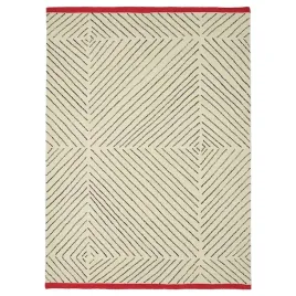 ikea-undervisning-dywan-kremowy-czarny-170x240-cm