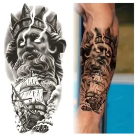 tatuaz-zmywalny-tymczasowy-wodny-mroczny-posejdon-statek