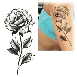 tatuaz-zmywalny-tymczasowy-wodny-damski-pojedyncza-roza