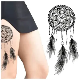 tatuaz-zmywalny-tymczasowy-wodny-lapacz-snow-mandala
