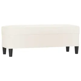 lawka-kremowa-100x35x41-cm-tapicerowana-sztuczna-skora