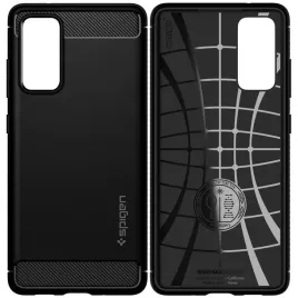spigen-rugged-armor-galaxy-s20-fe-matte-black