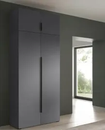 nowoczesna-szafa-gladka-100-cm-z-nadstawka-czarny-mat-olena-dk