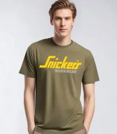 koszulka-meska-bawelniana-snickers-fan-edition-khaki-xl
