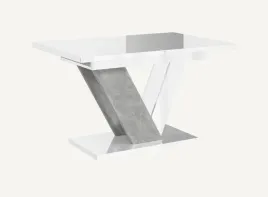 stol-rozkladany-kuchenny-lub-salon-120-160-cm-bialy-polysk-beton-dunai