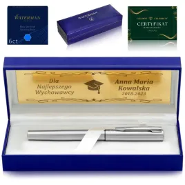 srebrne-pioro-wieczne-waterman-stal-pudelko-z-grawerem-na-preznt-gratis