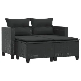 2-osobowa-sofa-ogrodowa-z-podnozkami-czarna-polirattan